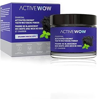 Sponsored Ad - Active Wow Activated Coconut Charcoal Powder - Natural Whitening Activated Charcoal, Charcoal Spearmint Too...